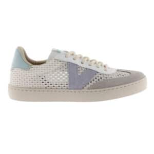 Perfil de zapatilla Victoria 1126210 en color gris con logo V blanco.